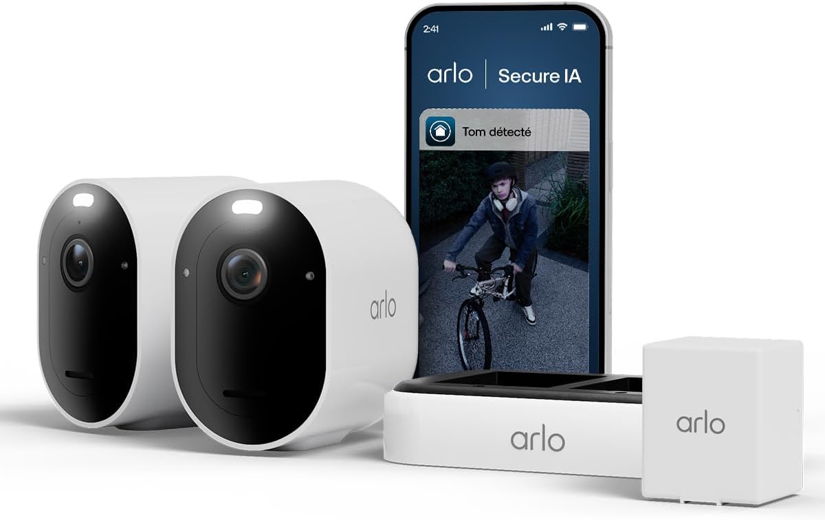 Arlo Pro 5S 2K — Caméra sans fil extérieure